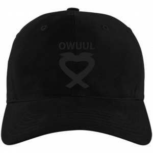 OWUUL EMBROIDERED BLACK LOGO - A12 Adidas Unstructured Cresting Cap