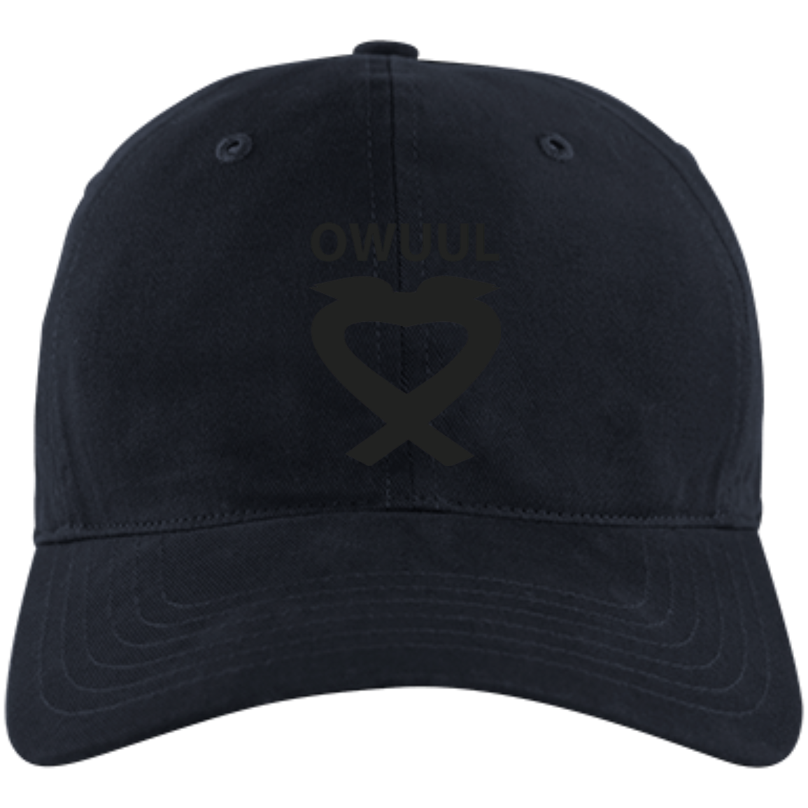 OWUUL EMBROIDERED BLACK LOGO - A12 Adidas Unstructured Cresting Cap - Image 2