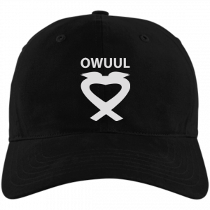OWUUL EMBROIDERED WHITE LOGO - A12 Adidas Unstructured Cresting Cap