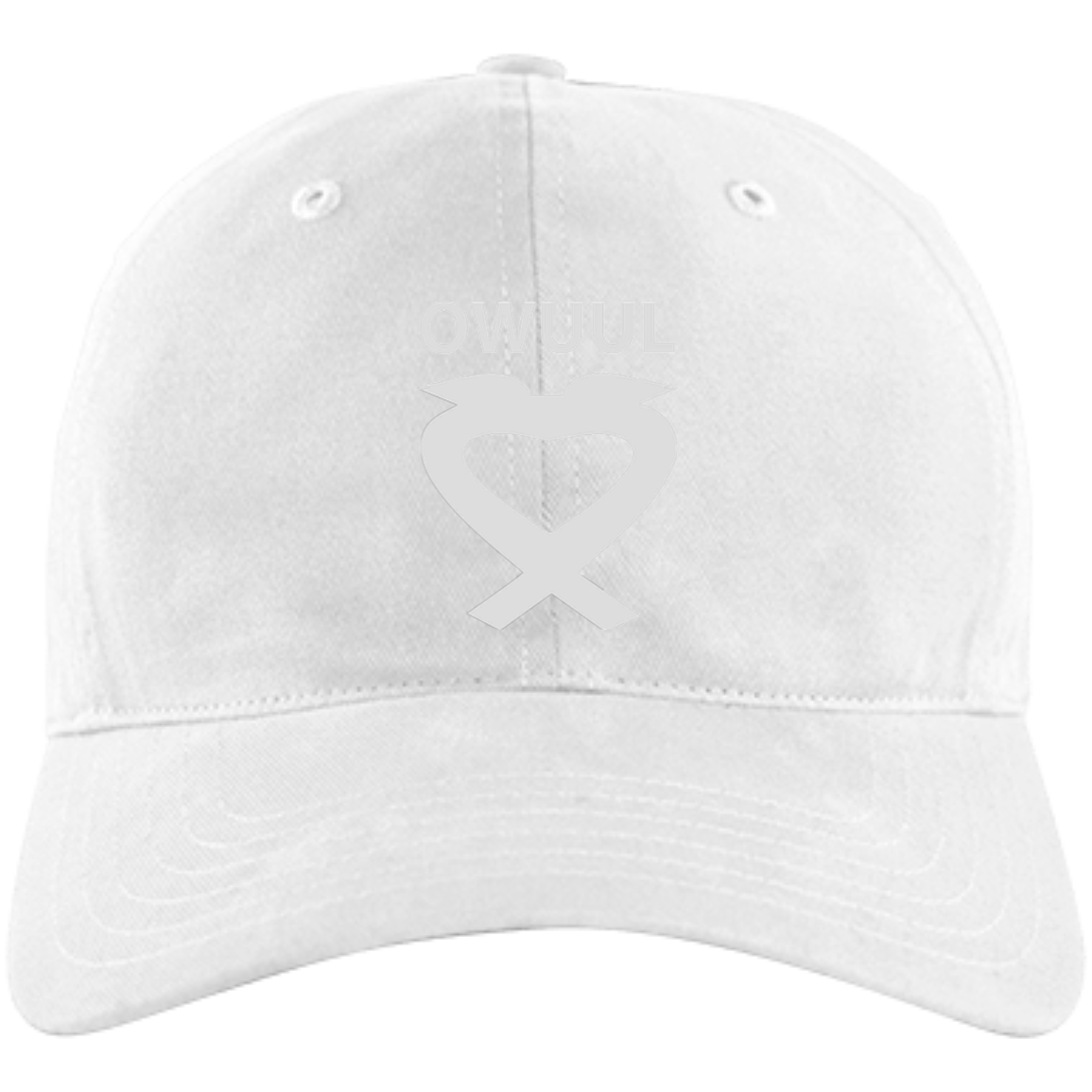 OWUUL EMBROIDRED WHITE LOGO - A12 Adidas Unstructured Cresting Cap