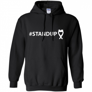 #STANDUP w/White Logo G185 Gildan Pullover Hoodie 8 oz.