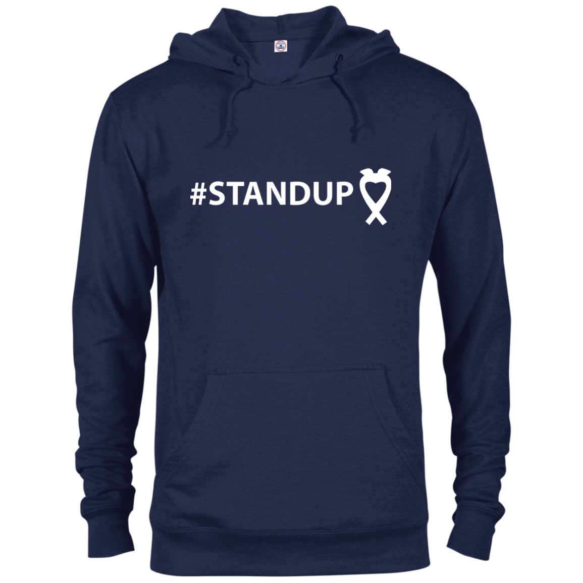 #STANDUP w/White Logo 97200 Delta French Terry Hoodie - Image 2
