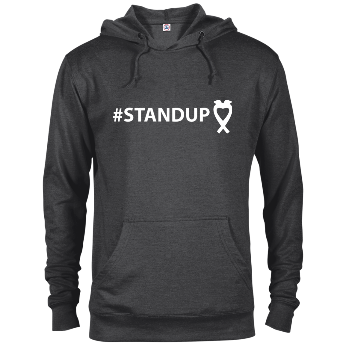 #STANDUP w/White Logo 97200 Delta French Terry Hoodie - Image 3