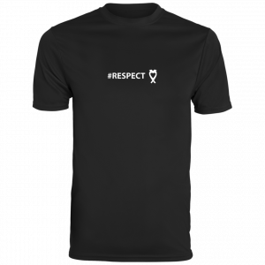 #RESPECT w/White Logo reduced 790 Augusta Men's Wicking T-Shirt