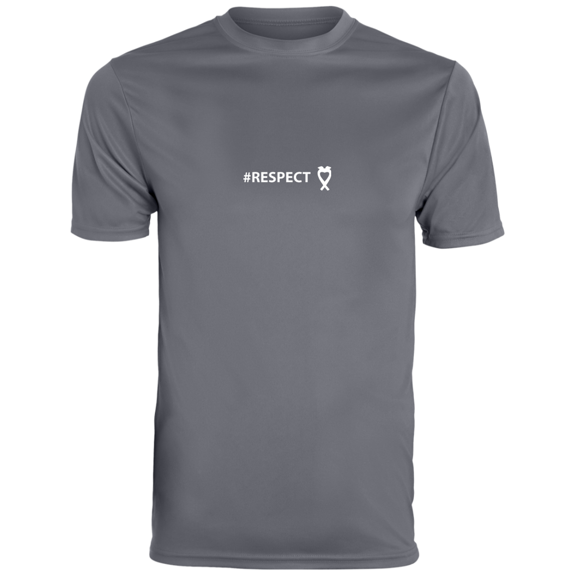 #RESPECT w/White Logo reduced 790 Augusta Men's Wicking T-Shirt