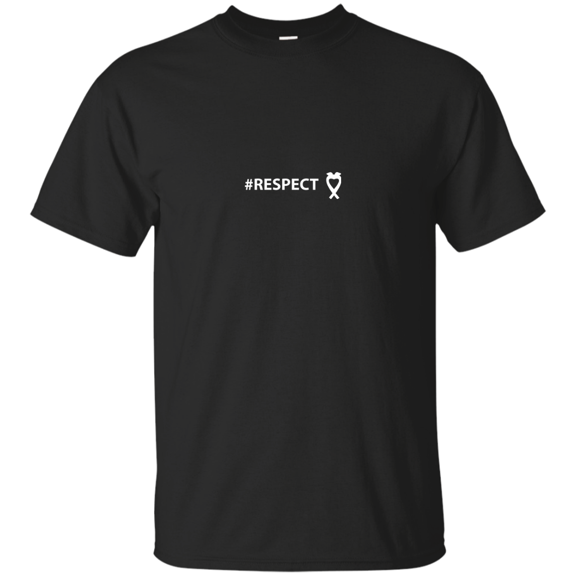#RESPECT w/White Logo Reduced - G200 Gildan Ultra Cotton T-Shirt
