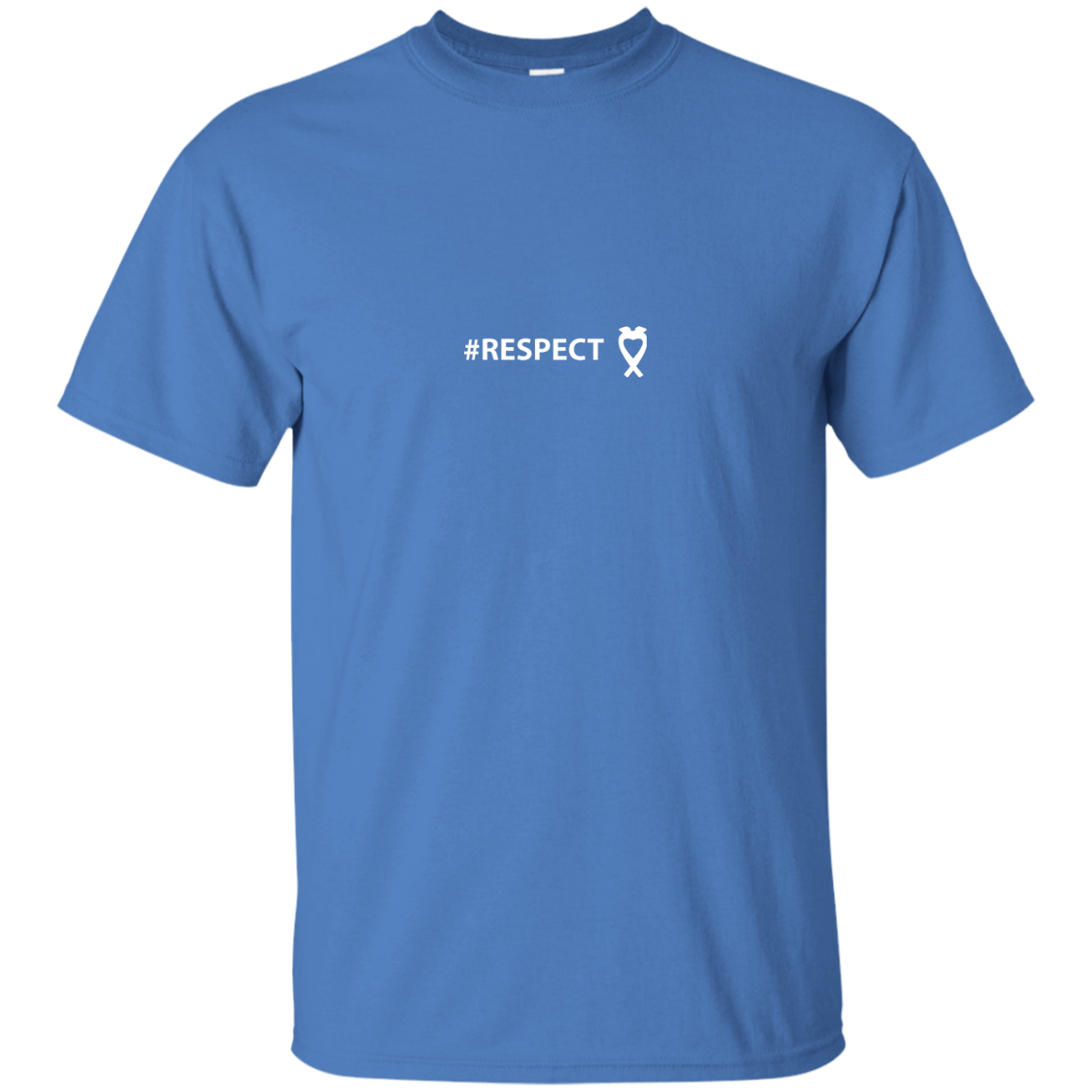 #RESPECT w/White Logo Reduced - G200 Gildan Ultra Cotton T-Shirt - Image 4