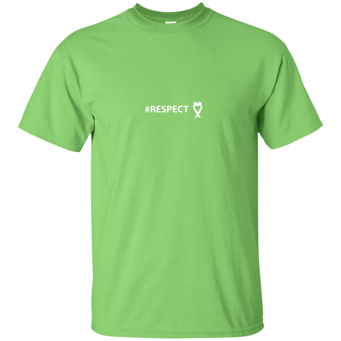 #RESPECT w/White Logo Reduced - G200 Gildan Ultra Cotton T-Shirt - Image 5