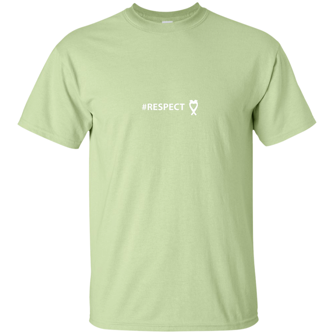 #RESPECT w/White Logo Reduced - G200 Gildan Ultra Cotton T-Shirt - Image 6
