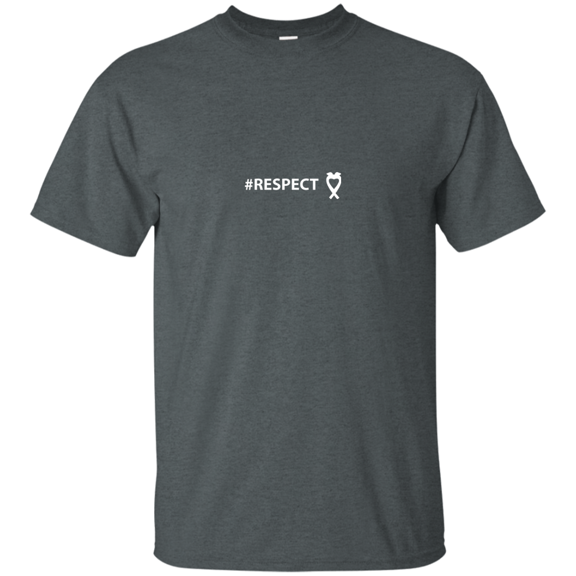 #RESPECT w/White Logo Reduced - G200 Gildan Ultra Cotton T-Shirt - Image 7